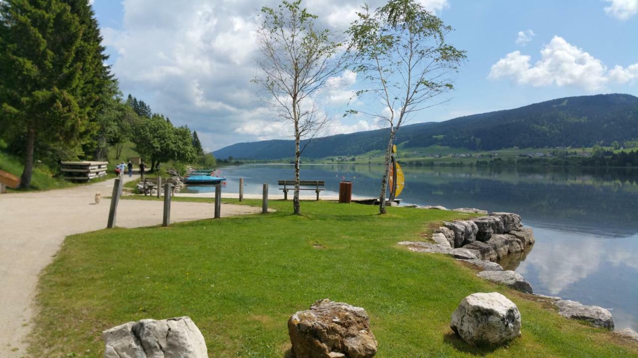 Apartamento Les Chamois Lajoux Exterior foto