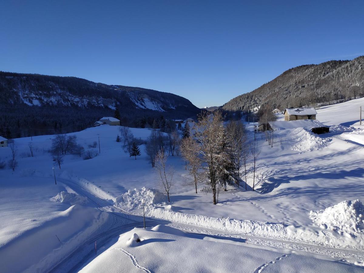 Apartamento Les Chamois Lajoux Exterior foto